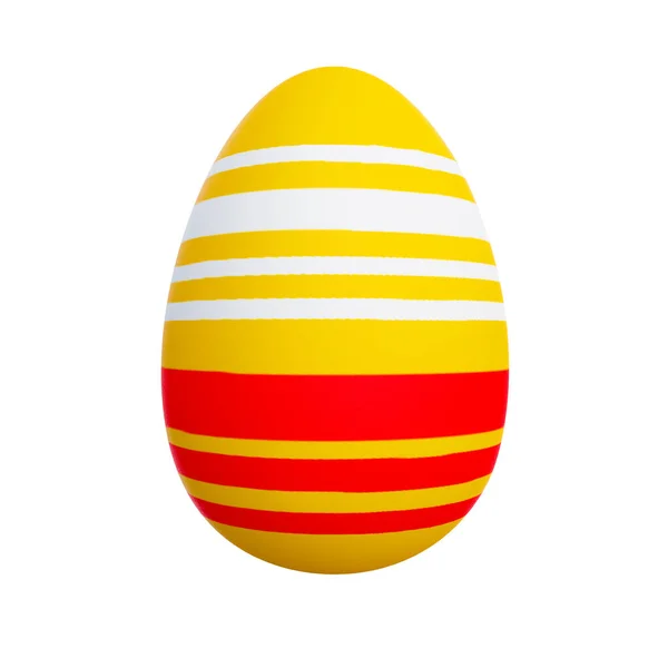 Colorful Easter Eggs White Background Easter Day Render — Stock Photo, Image