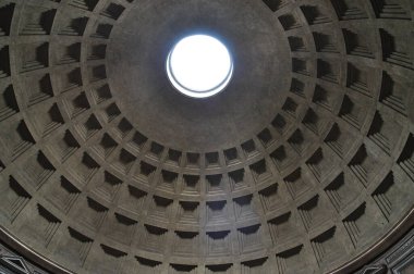 Roma, İtalya 'daki eski Roma tapınağı..