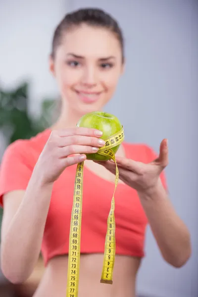 Fitness-Frau — Stockfoto