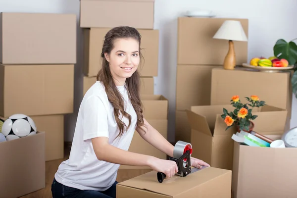 House Moving — Stock Photo, Image