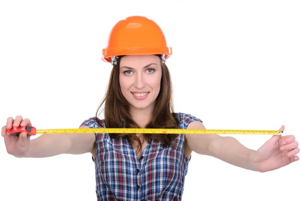 Vrouwelijke builder — Stockfoto