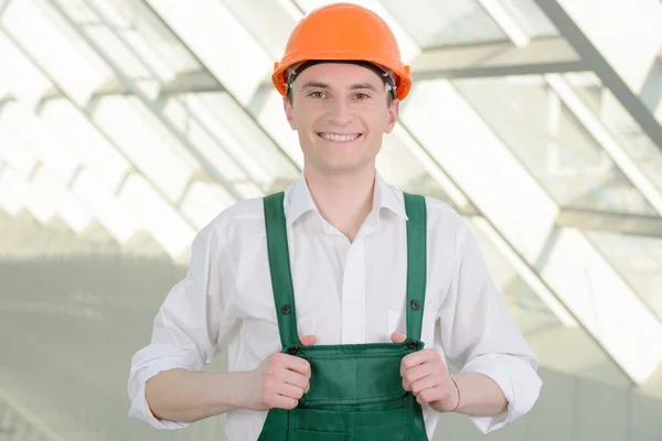 Trabajadores de la construcción — Foto de Stock