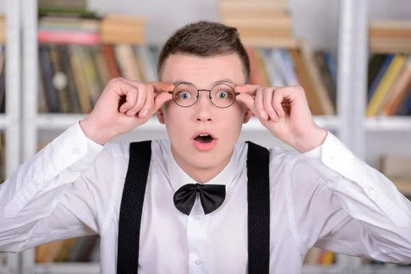 Intelligenter Schüler — Stockfoto