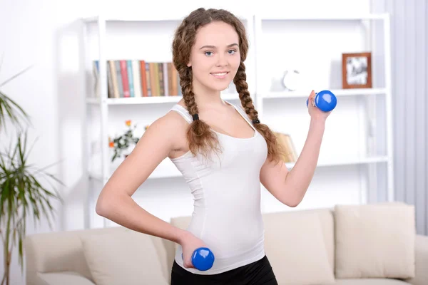 Fitness Home — Stock Photo, Image