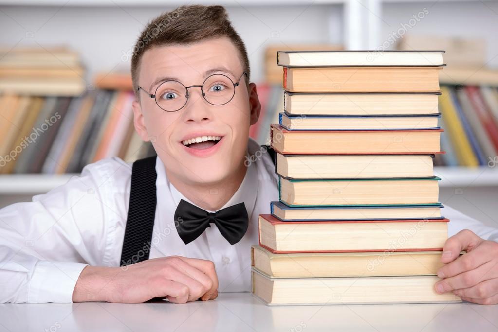 Estudiante inteligente fotografía de stock © 51151163 Depositphotos