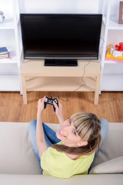 Woman At Home — Stock Photo, Image