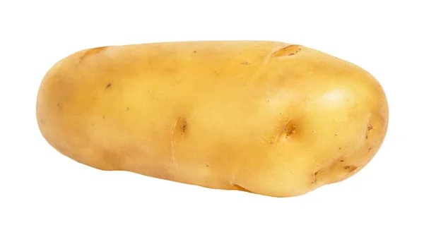 Raw Fresh Potato Tuber Isolated White Background — Stock Photo, Image