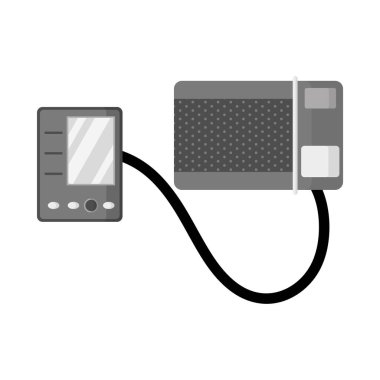 Kan basıncını ölçmek için steteskoplu dijital Sphygmomanometre. Tıbbi konsept.