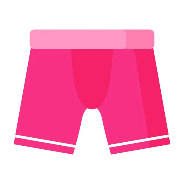 Ropa Interior Boxeadora Pink Men Concepto Moda Dibujos Animados Vectoriales — Archivo Imágenes Vectoriales