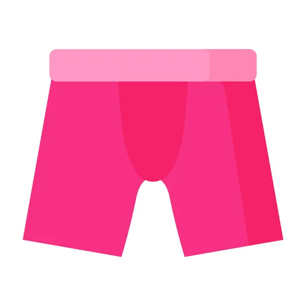Calzoncillos Boxer Pink Men Concepto Moda Dibujos Animados Vectoriales Ilustración — Archivo Imágenes Vectoriales
