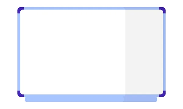 Векторный Карикатурный Белый Бланк Магнитной Доски Возвращение Школу — стоковый вектор
