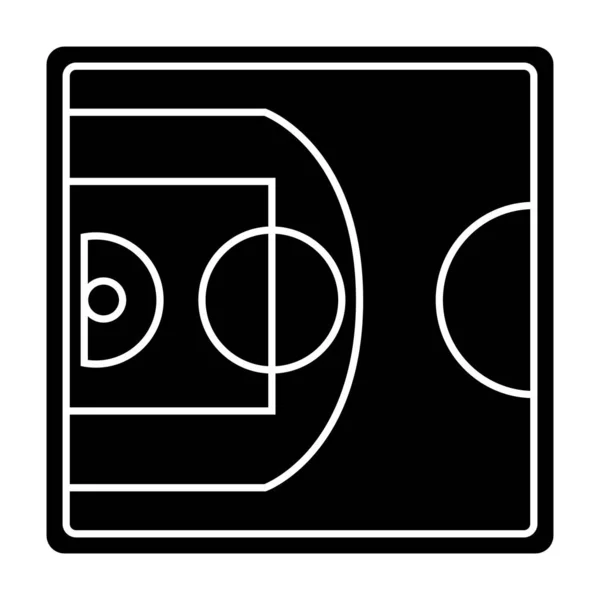 Playground Floor Court Field 3X3 Basketball Sport Equipment Summer Games — Vetor de Stock