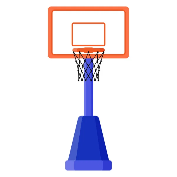 Basketball Shield Basket Hoop Net 3X3 Basketball Sport Equipment Summer — Vetor de Stock