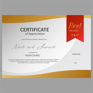 Değerlendirme şablonu çizimi sertifikası