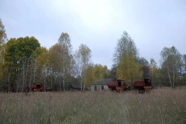 Chernobyl Zona Exclusión Hoy — Foto de Stock