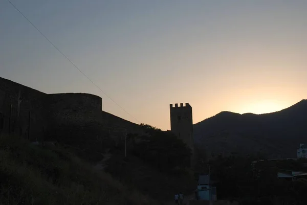 Kırım Yarımadası. Sudak şehri. Kale.