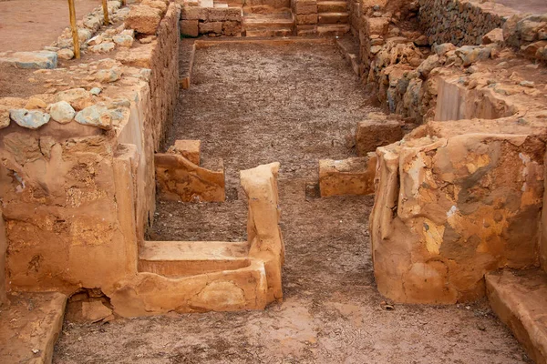 Minoan Palace Malia North West Court Hypostyle Crypt Strange Underground —  Fotos de Stock