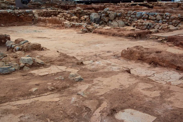 Ruins Quarter Minoan Palace Malia Crete — Stock Photo, Image