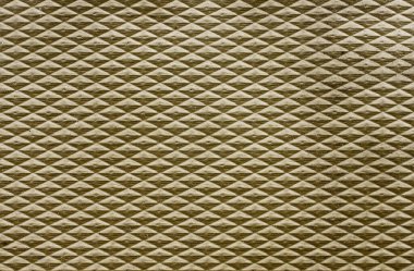 Elmas şekilli elementlerle plastiğin dokusu, yatay görüntü