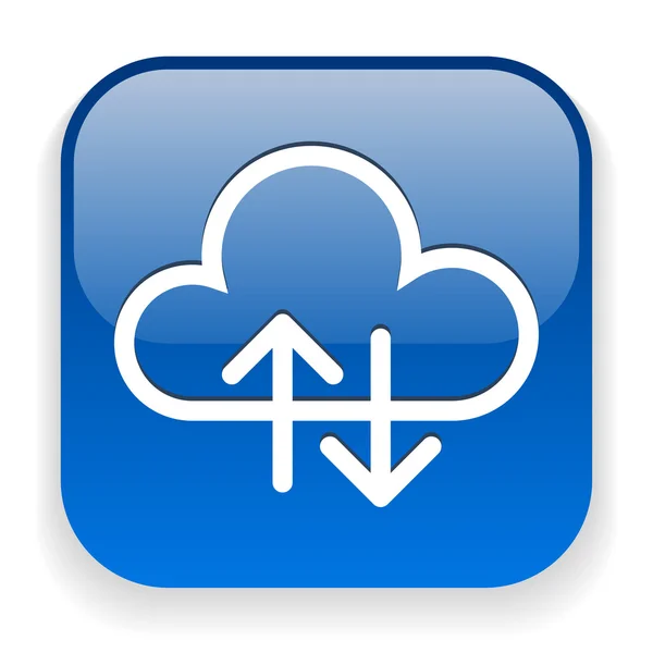 Icono de nube — Vector de stock