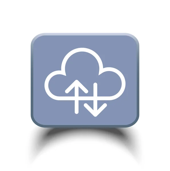 Icono de nube — Vector de stock