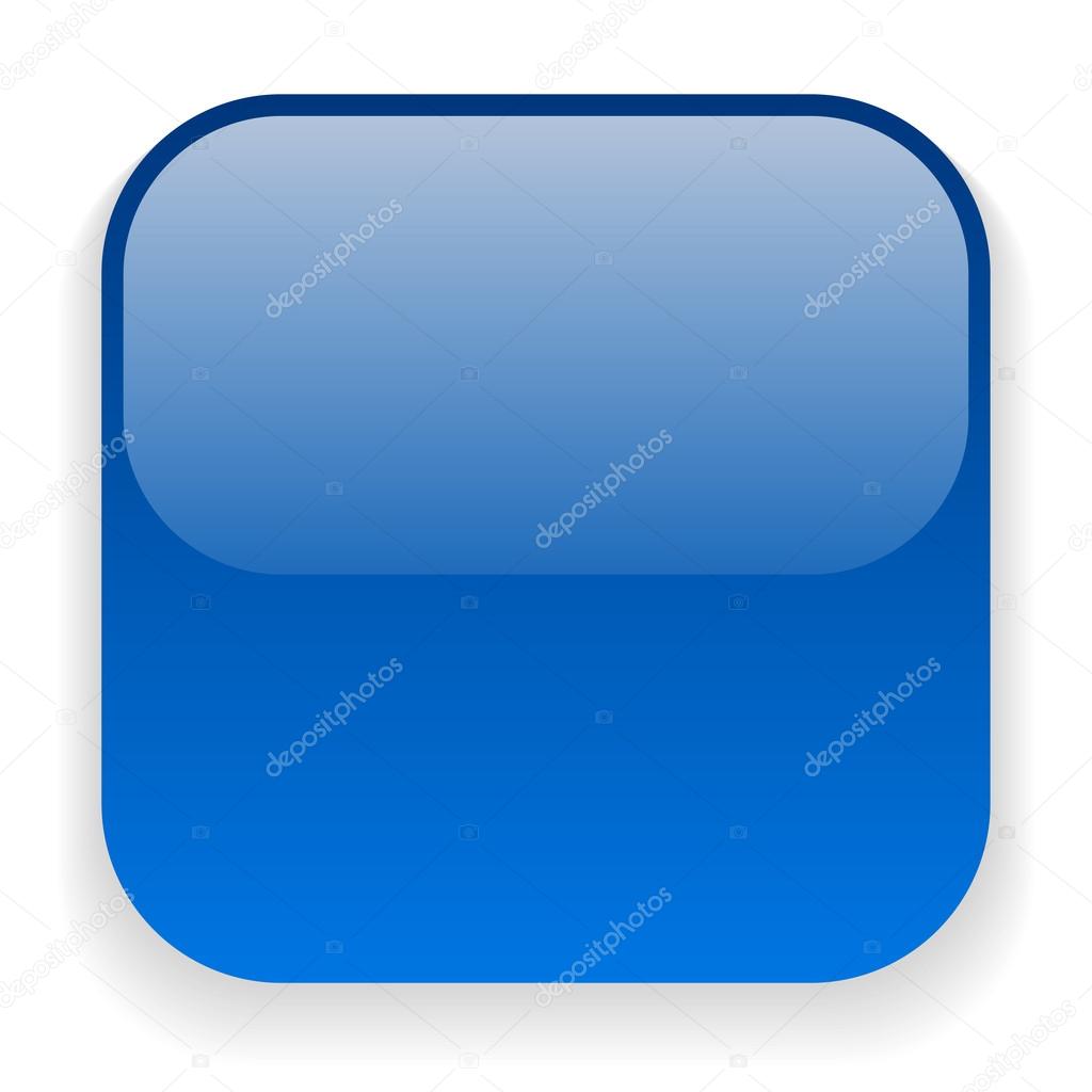 Blank web button icon