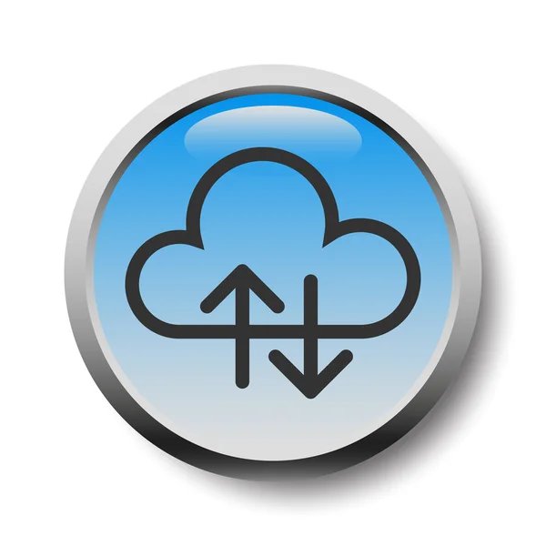 Icono de nube — Vector de stock