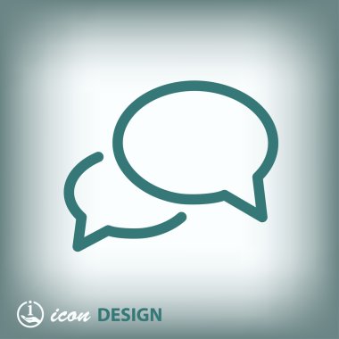 ileti veya sohbet simgesi