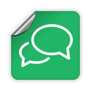 ileti veya sohbet simgesi