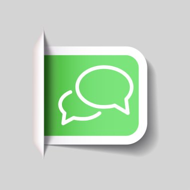 ileti veya sohbet simgesi