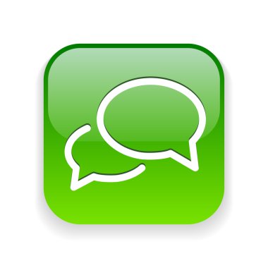 ileti veya sohbet simgesi