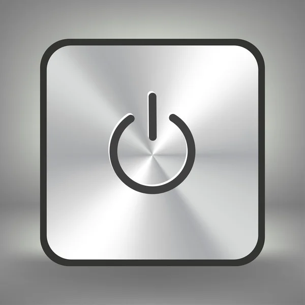 Button power icon — Stock Vector