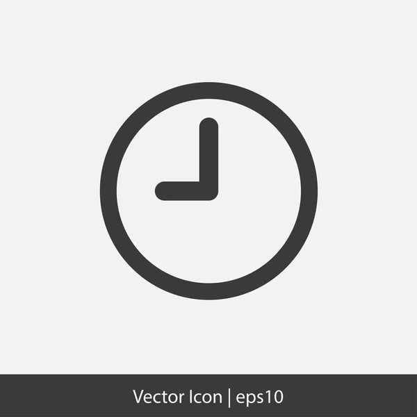 Klocka ikonen — Stock vektor