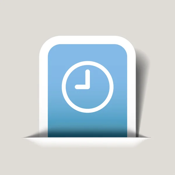 Icono del reloj — Vector de stock