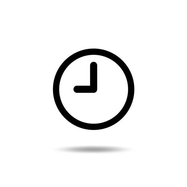 Klocka ikonen — Stock vektor