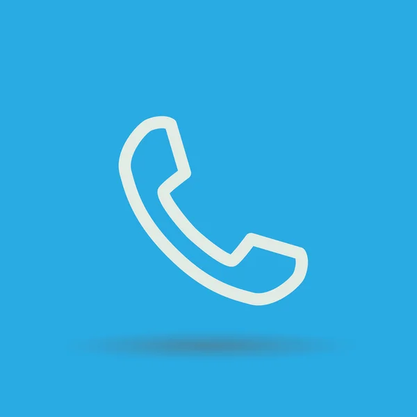 Telefoonpictogram — Stockvector