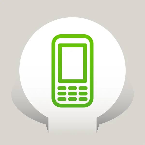 Mobiele telefoon icoon — Stockvector