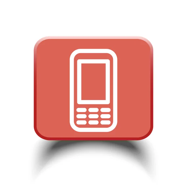 Mobiltelefon ikon — Stock Vector