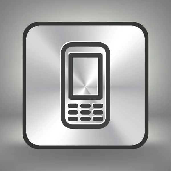 Mobiltelefon Icon – stockvektor