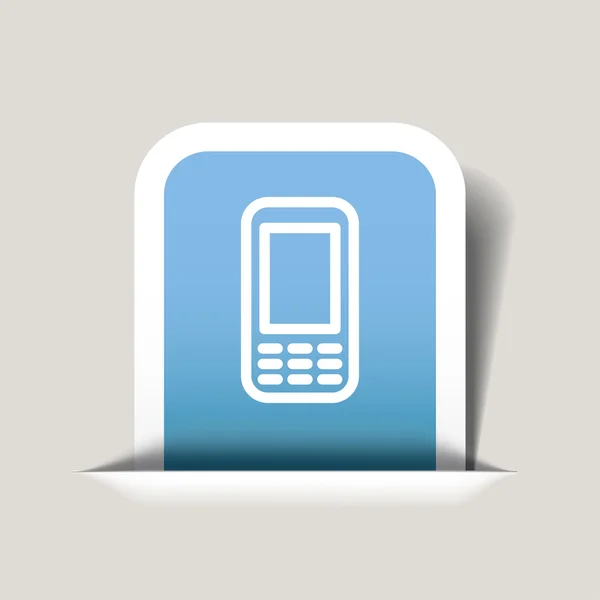 Mobile phone icon — Stock Vector