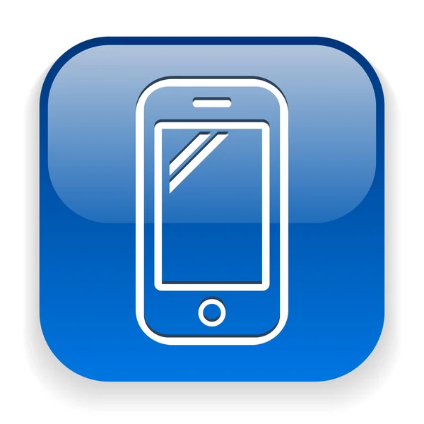 Mobiltelefon Icon – stockvektor