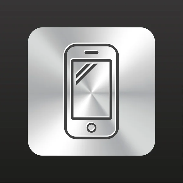 Ikona mobilního telefonu — Stockový vektor