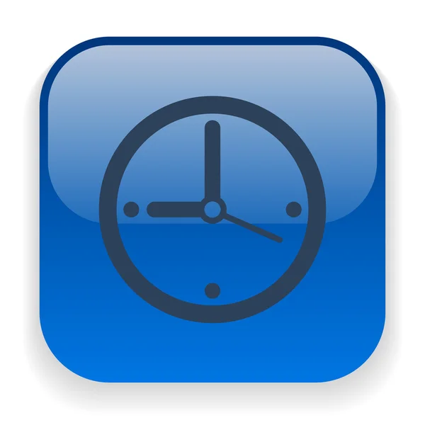 Icono del reloj — Vector de stock