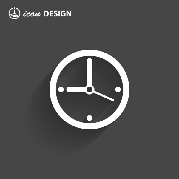 Icono del reloj — Archivo Imágenes Vectoriales