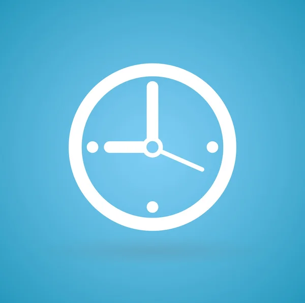 Icono del reloj — Vector de stock