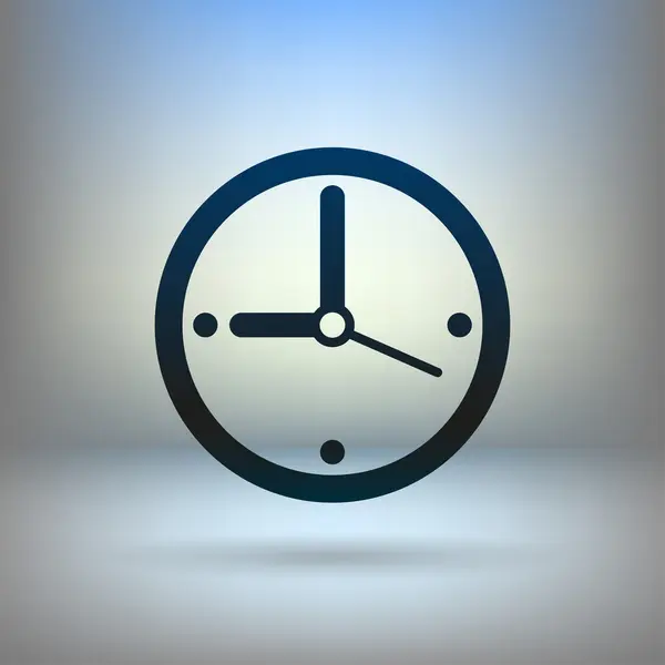 Icono del reloj — Vector de stock