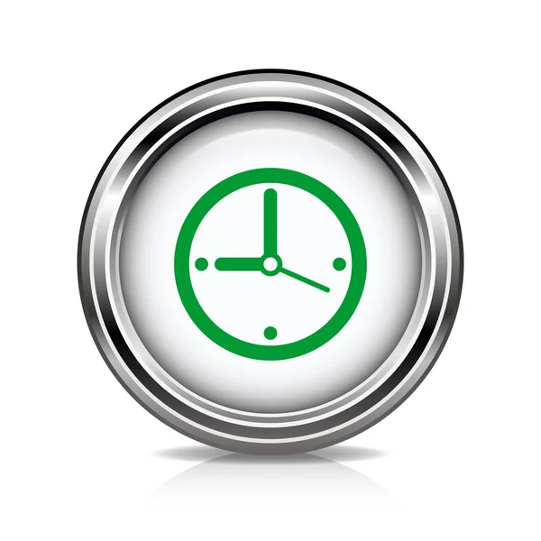 Icono del reloj — Vector de stock