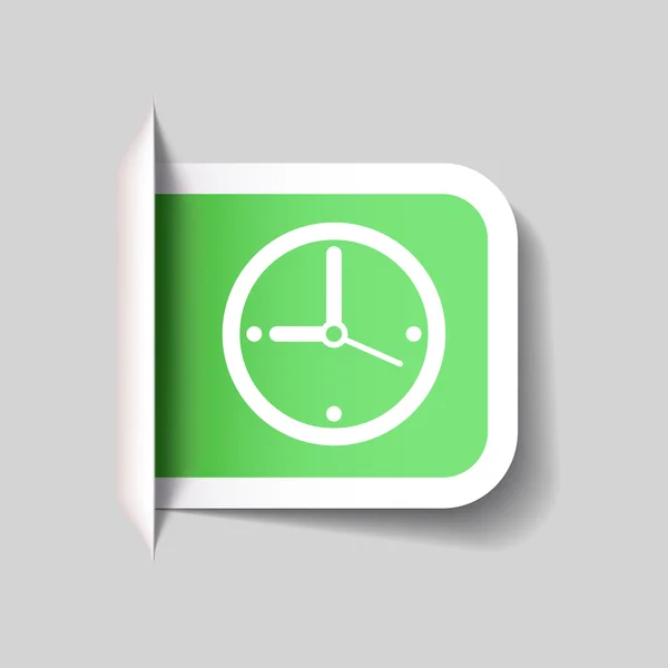 Ikona hodin — Stockový vektor