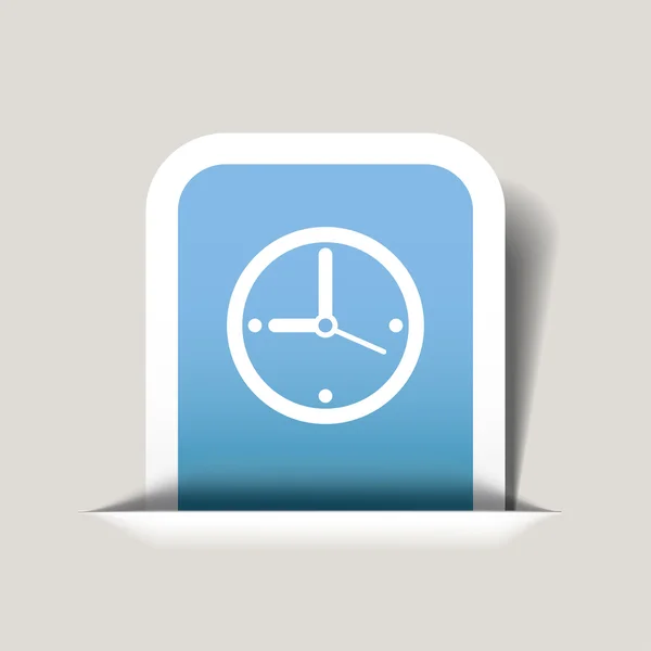 Icono del reloj — Vector de stock