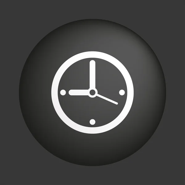 Icono del reloj — Vector de stock